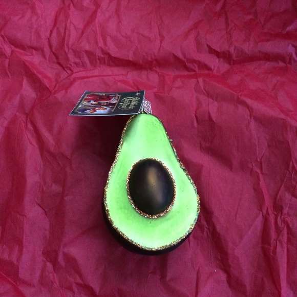 Old World Christmas Accessories - Avocado Glass Ornament